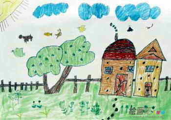 绿色家园儿童画 绿色家园儿童画