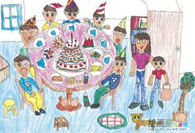 中秋节儿童画 中秋节儿童画