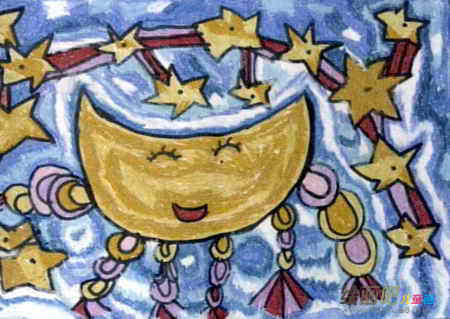 中秋节儿童画 中秋节儿童画