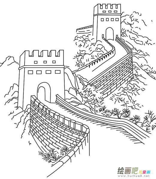 长城简笔画:司马台长城的介绍 长城简笔画:司马台长城的介绍
