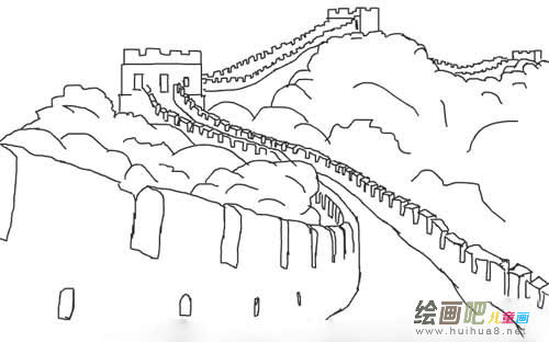 长城简笔画:八达岭的由来 长城简笔画:八达岭的由来
