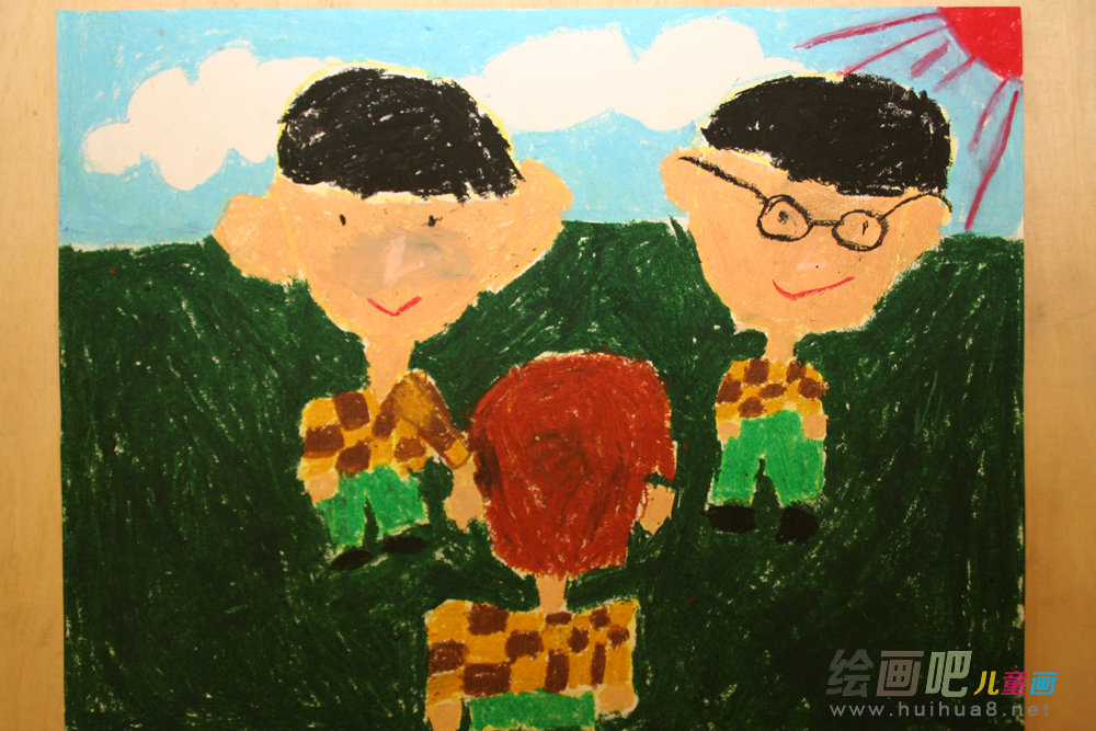蜡笔画
