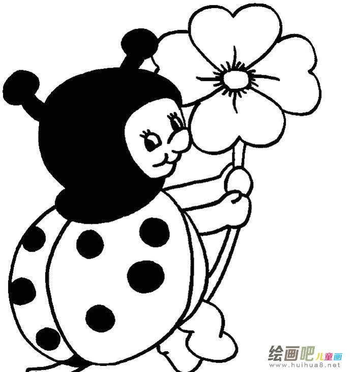 七星瓢虫简笔画 七星瓢虫简笔画