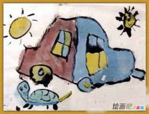 小汽车简笔画：日内瓦车展