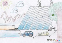 小汽车简笔画：上海车展