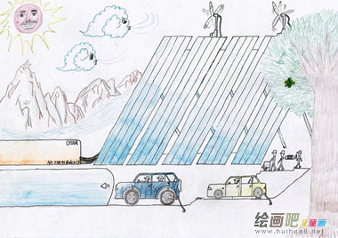 小汽车简笔画:上海车展 小汽车简笔画:上海车展