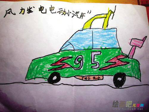 小汽车简笔画:概念车 小汽车简笔画:概念车