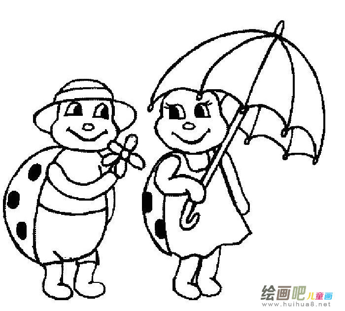 七星瓢虫简笔画 七星瓢虫简笔画