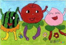 水果简笔画：苹果传说