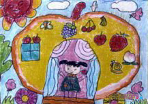 水果简笔画：火龙果