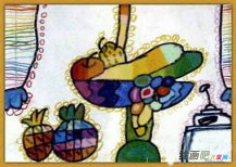 水果简笔画：猕猴桃