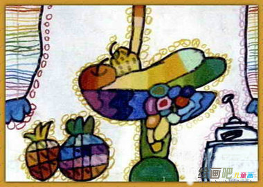 水果简笔画:猕猴桃 水果简笔画:猕猴桃