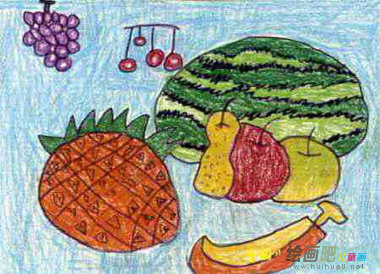 水果简笔画:葡萄 水果简笔画:葡萄