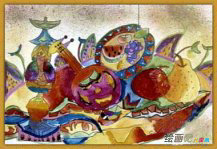 水果简笔画：果酒