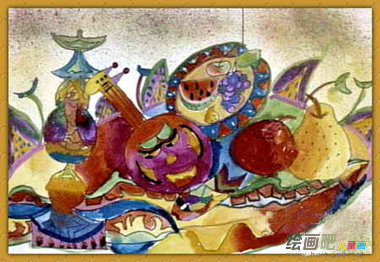 水果简笔画:果酒 水果简笔画:果酒