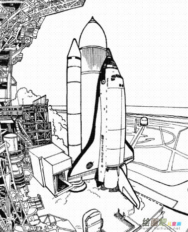 宇宙飞船简笔画 宇宙飞船简笔画