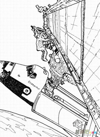 宇宙飞船简笔画 宇宙飞船简笔画