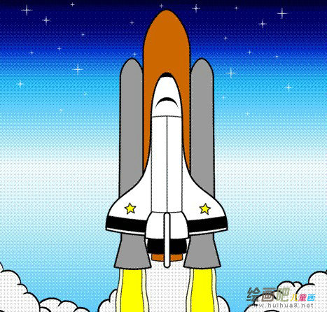 宇宙飞船简笔画 宇宙飞船简笔画