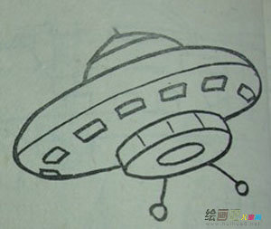 宇宙飞船简笔画 宇宙飞船简笔画