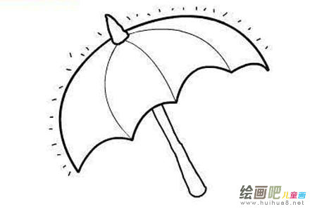 雨伞简笔画 雨伞简笔画