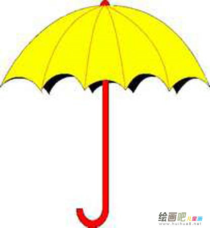雨伞简笔画 雨伞简笔画