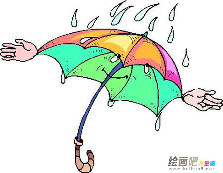 雨伞简笔画 雨伞简笔画