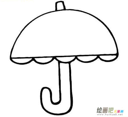 雨伞简笔画 雨伞简笔画