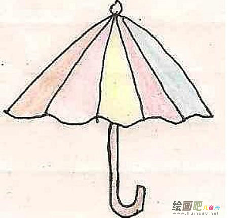 雨伞简笔画 雨伞简笔画