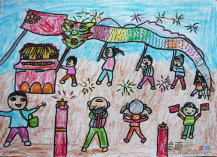 庆国庆儿童画：国庆节有感