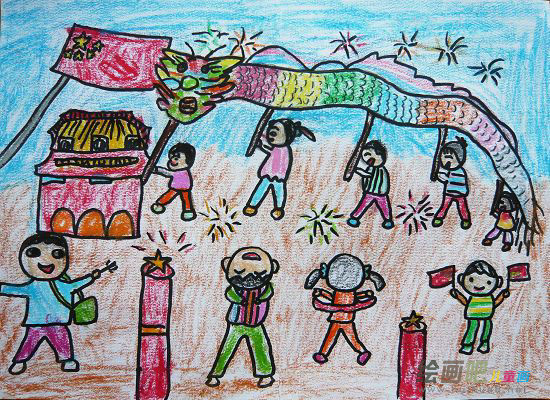 庆国庆儿童画