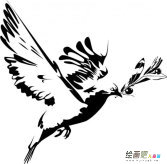和平鸽简笔画：和平鸽与毕加索