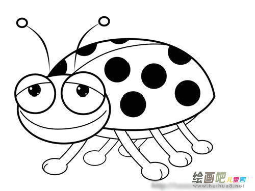 七星瓢虫简笔画 七星瓢虫简笔画