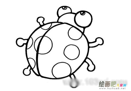 七星瓢虫简笔画 七星瓢虫简笔画