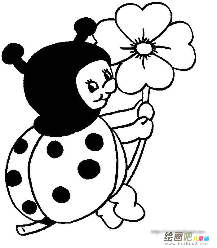 七星瓢虫简笔画 七星瓢虫简笔画