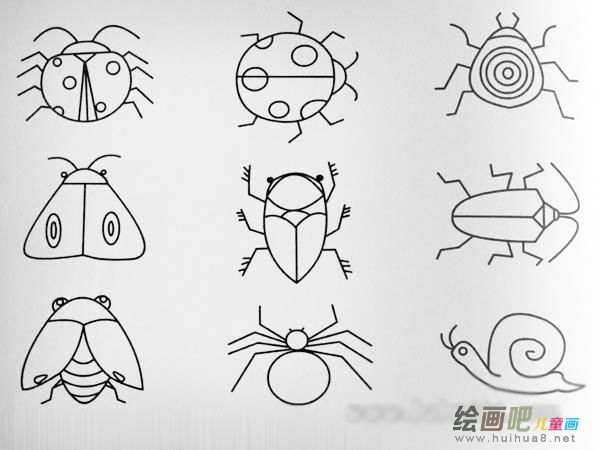 七星瓢虫简笔画 七星瓢虫简笔画