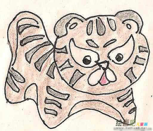 老虎简笔画 老虎简笔画