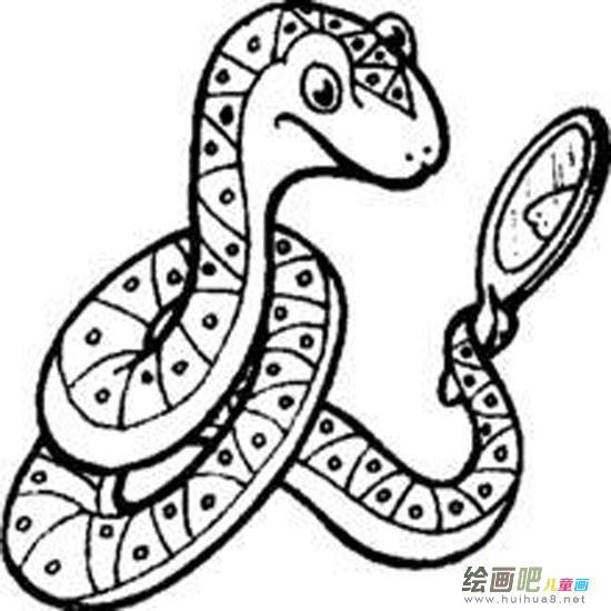 蛇的简笔画 蛇的简笔画