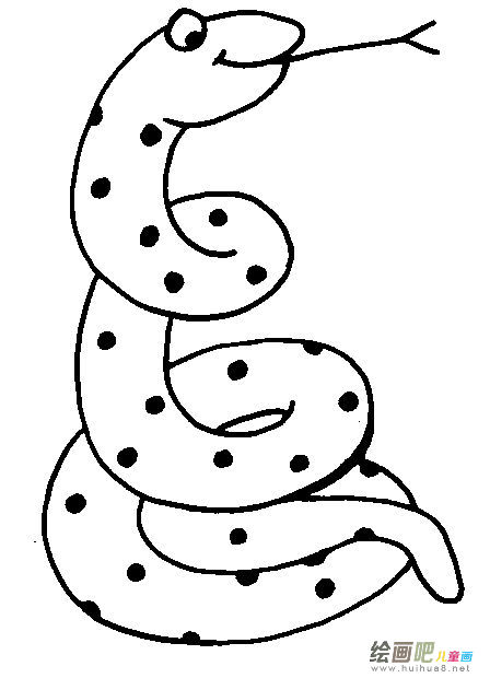 蛇的简笔画 蛇的简笔画