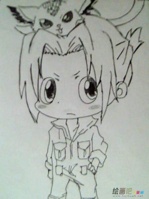 动漫人物简笔画