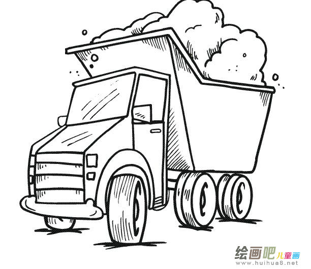 小汽车简笔画 小汽车简笔画