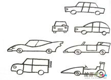 小汽车简笔画：乘用车和商用车