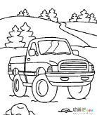 小汽车简笔画：概念车