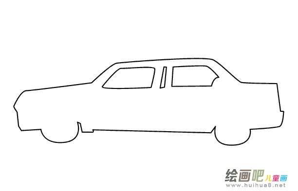 小汽车简笔画 小汽车简笔画