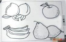 水果简笔画：香蕉与西瓜的画法