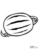 水果简笔画：勾线葡萄的画法
