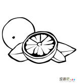 水果简笔画：水墨葡萄的画法