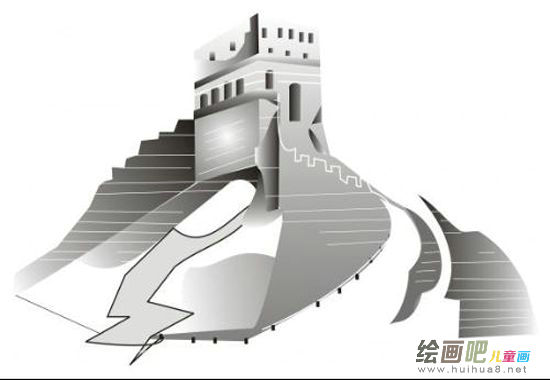 长城简笔画