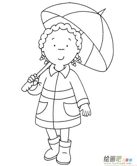 雨伞简笔画 雨伞简笔画