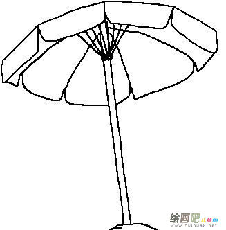 雨伞简笔画 雨伞简笔画