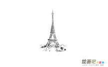 埃菲尔铁塔简笔画：我的“艾菲尔铁塔”